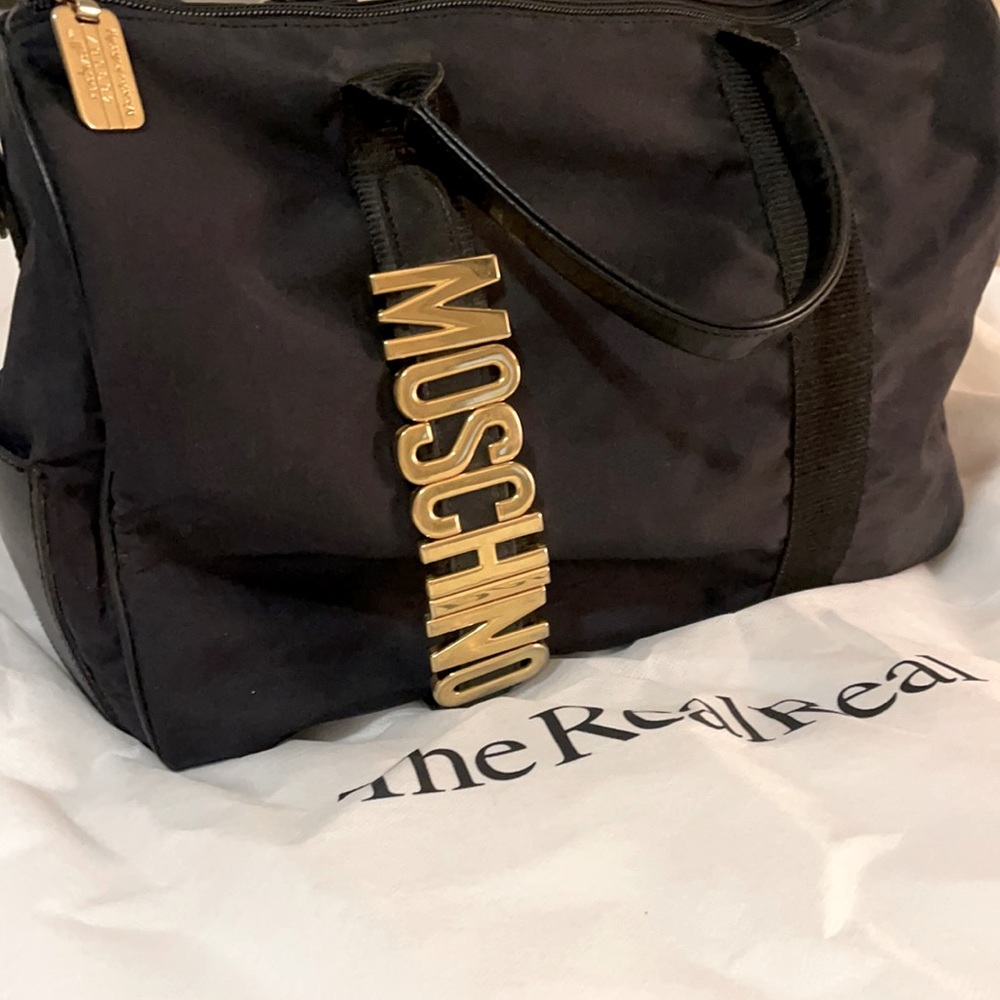 vintage moschino nylon bag
